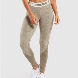 Gymshark olive green flex mid rise leggings size medium